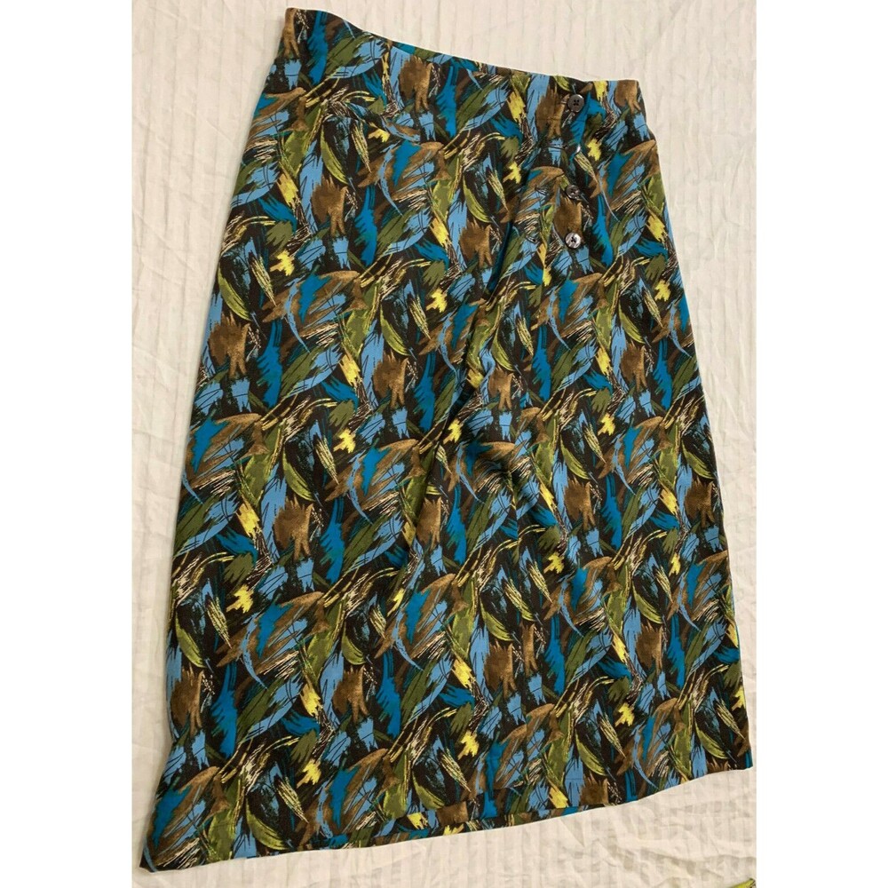 CHRISTOPHER BANKS WOMENS WRAP SKIRT SIZE 10
